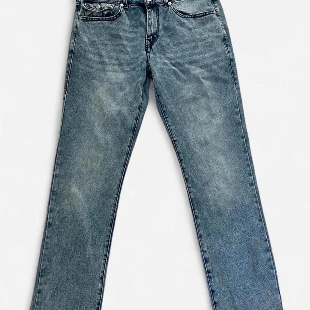 True Religion Ricky Relaxed Straight Jeans - NEW